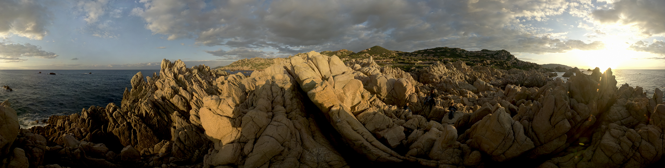 360° Costa Paradiso auf Sardinen - aus 48 Einzelaufnahmen